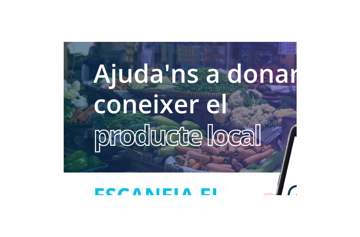 Ajuda'ns a promoure el producte local!