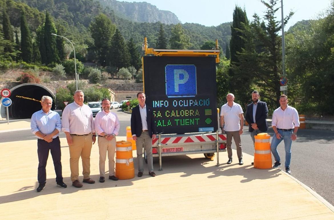 L’Ajuntament de Sóller col·labora amb el Consell de Mallorca en la posada en marxa del sistema de monitorització d’aparcaments