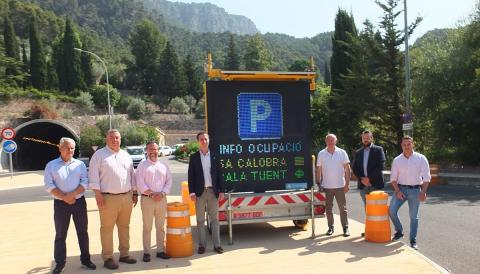 L’Ajuntament de Sóller col·labora amb el Consell de Mallorca en la posada en marxa del sistema de monitorització d’aparcaments 
