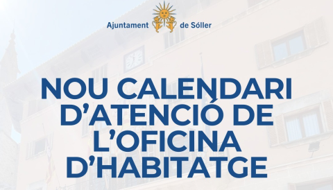Nou horari de l’Oficina Municipal d’Habitatge
